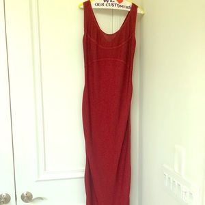 Carmen Marc Volvo Red floor length gown